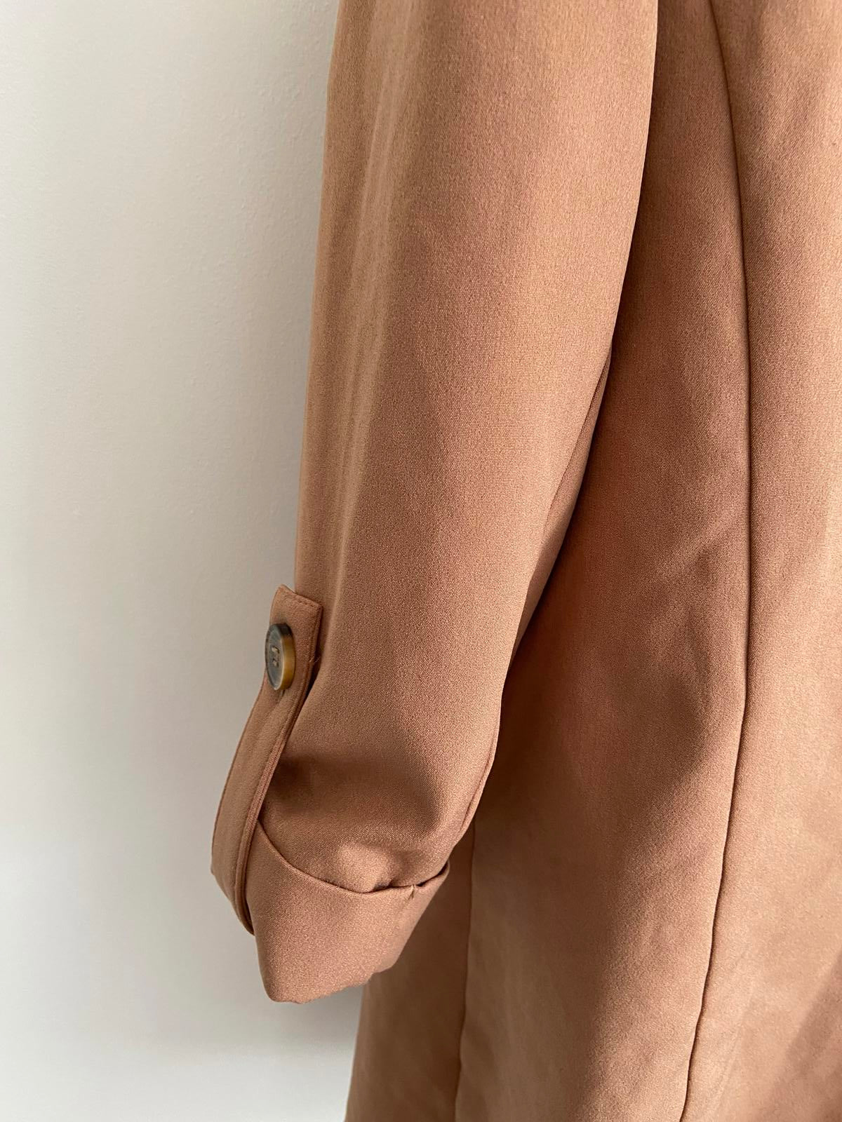Select Size 14 Light Brown Caramel Blazer Jacket