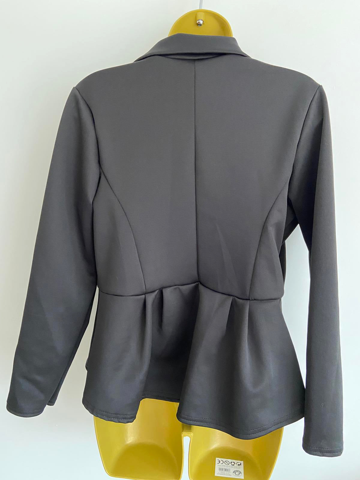 Unbranded Black Peplum Blazer Jacket