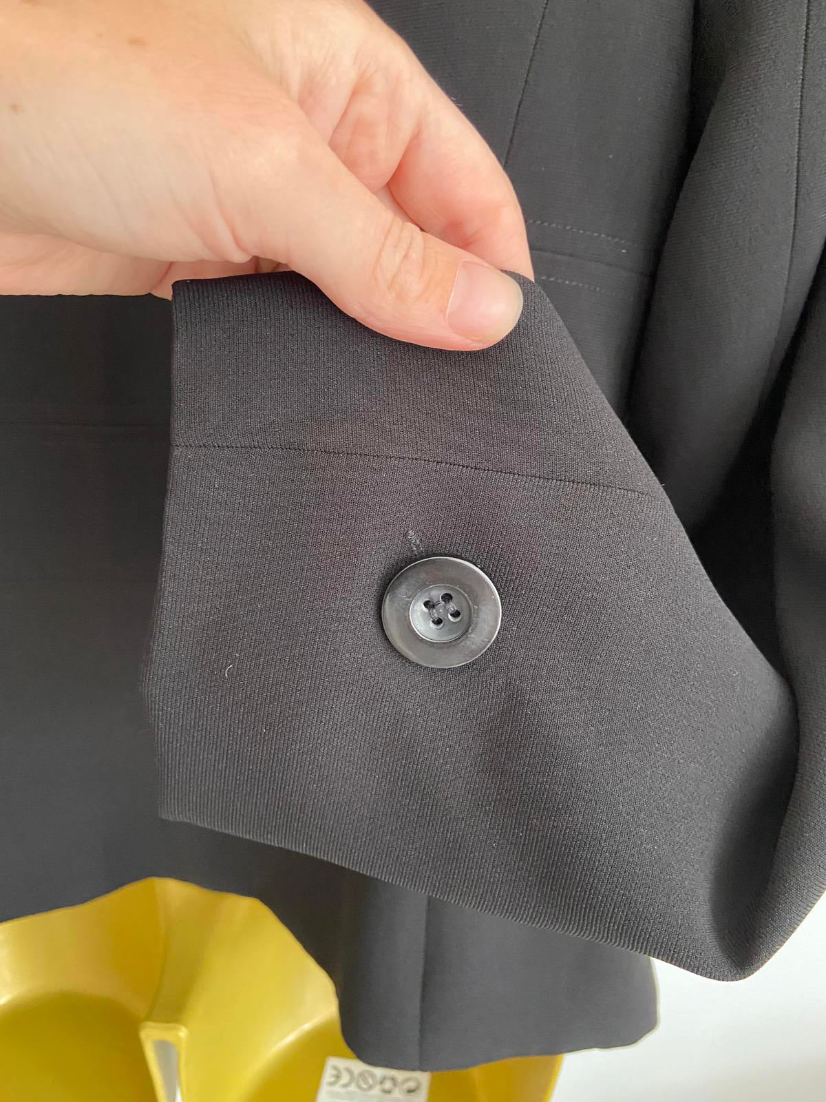 Papaya Size 14 Black Tailored Blazer Jacket