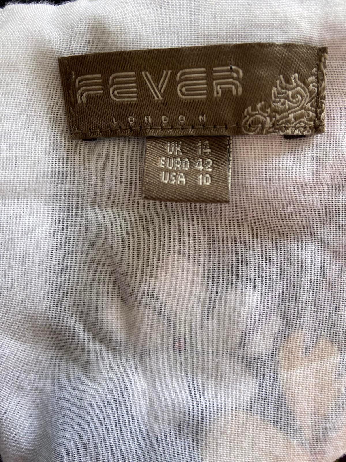 Fever London Size 14 Floral Puff Skirt Dress