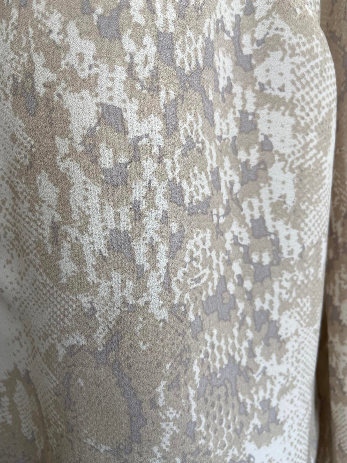 New Look Size 8 Snakeskin Print Shirt