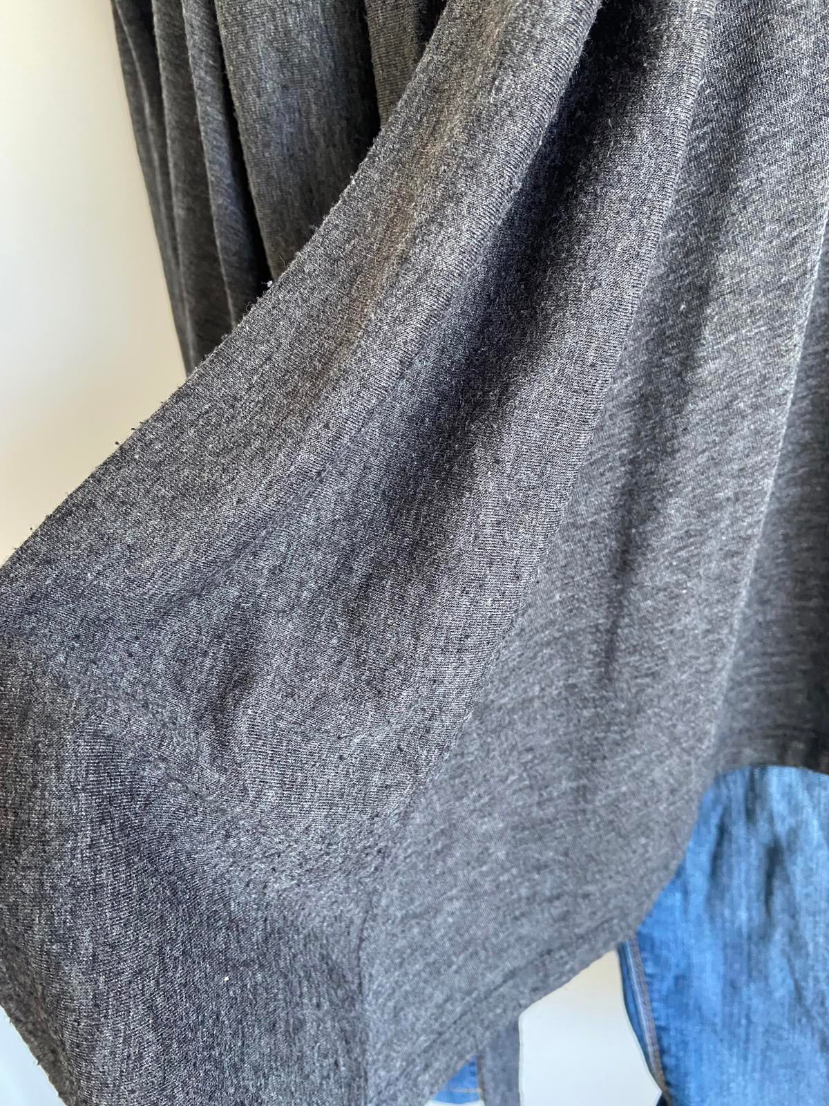 REVOLVER Los Angeles Dark Grey Open Front Cardigan - Small