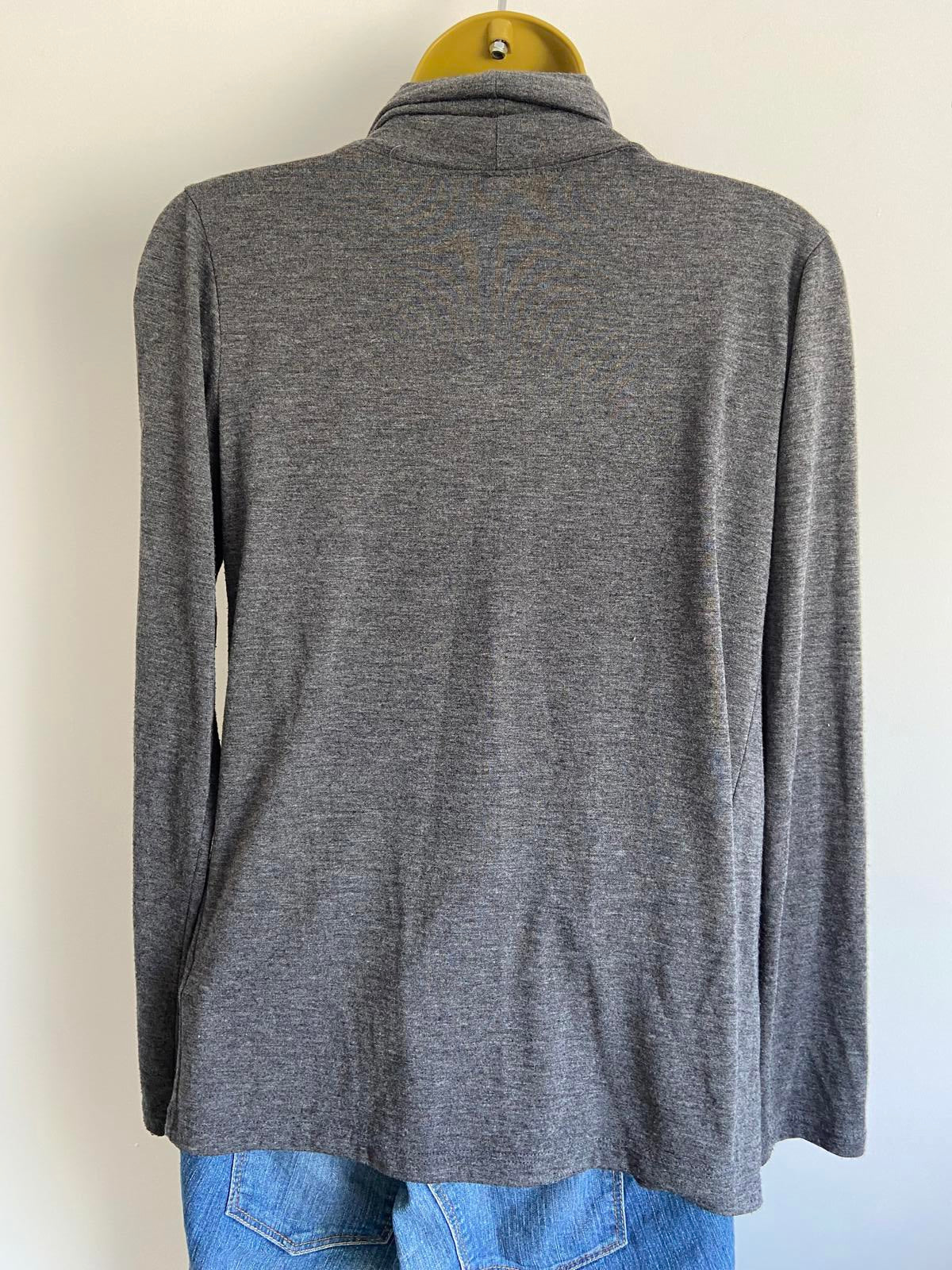 REVOLVER Los Angeles Dark Grey Open Front Cardigan - Small