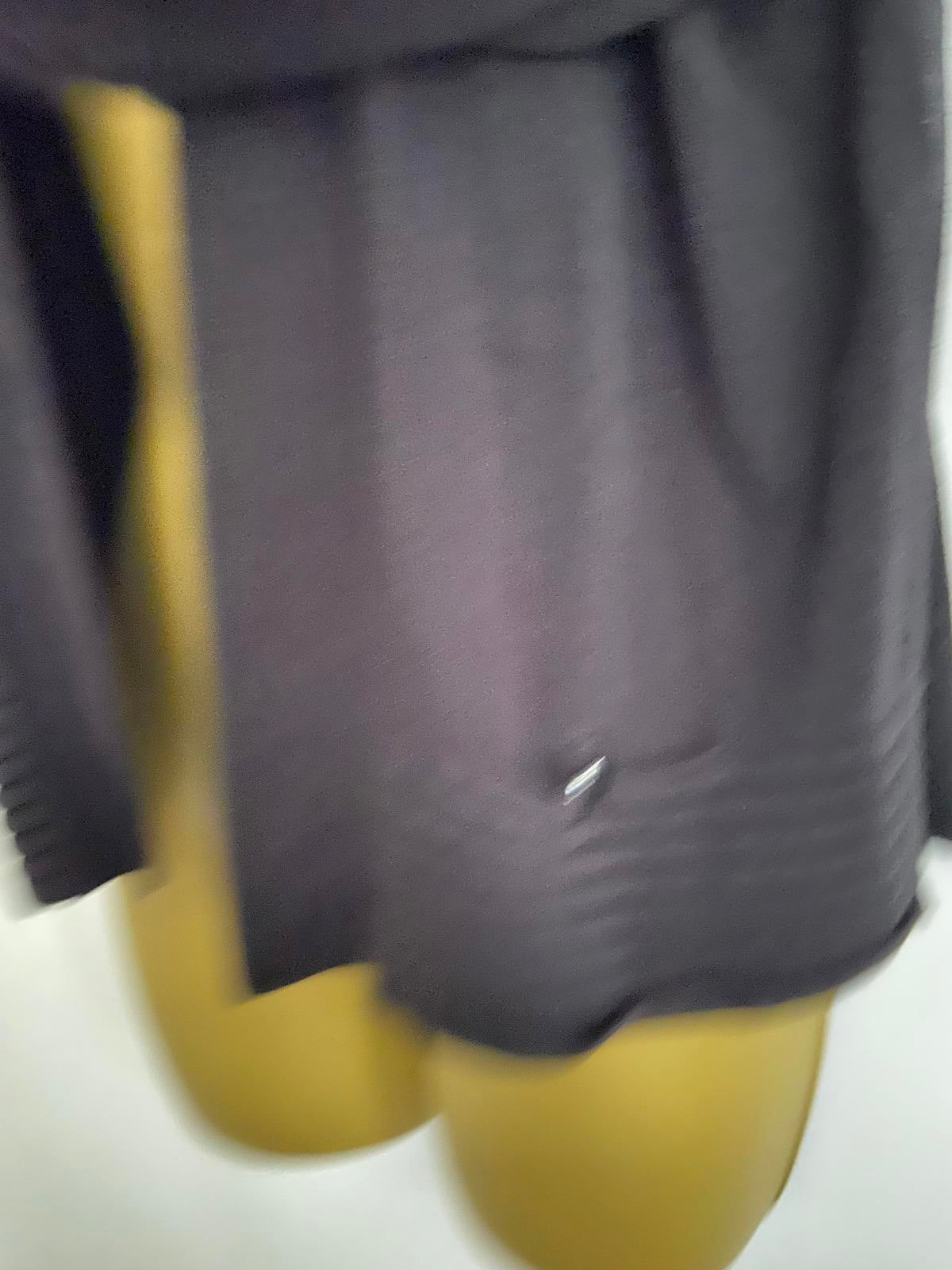 Wallis Black Open Front Waterfall Cardigan - Size M, Excellent Pre-Loved
