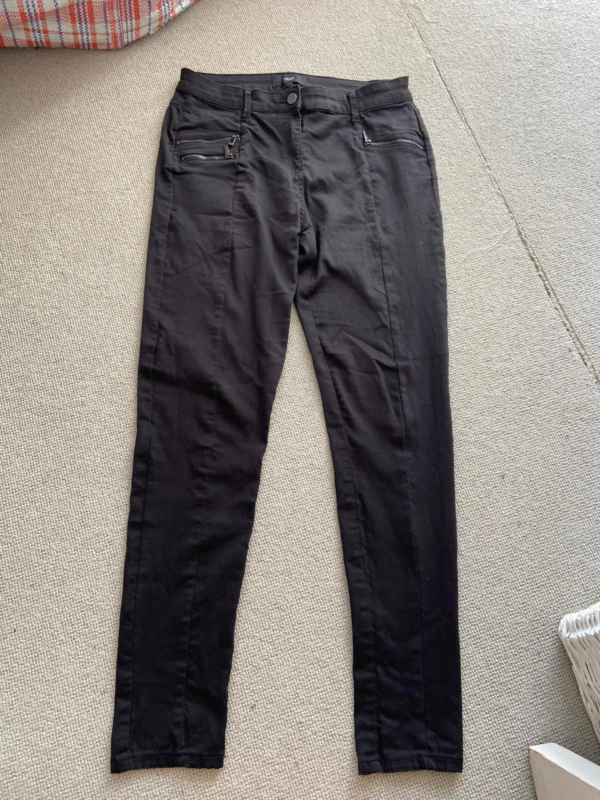 Next Size 10 Black Lightweight Stretch Jeans