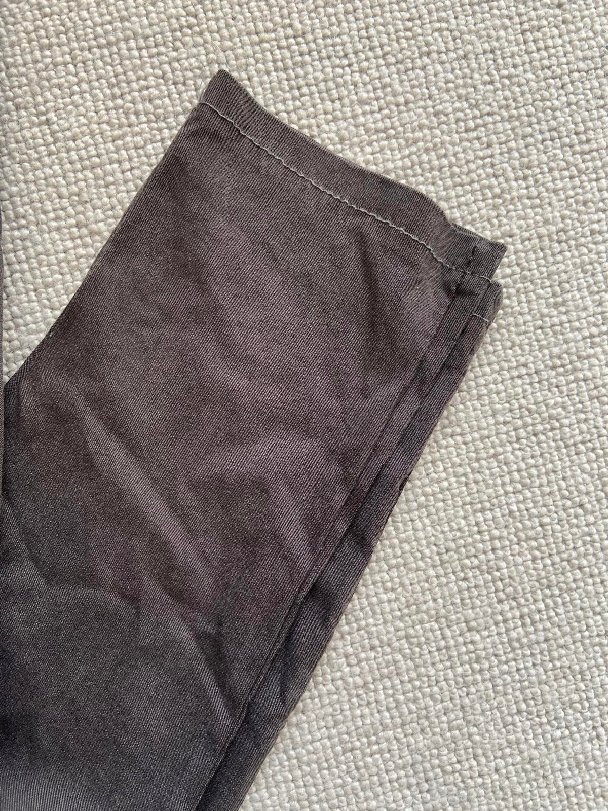 Unbranded Dark Grey/Brown Elasticated Trousers with Glittery Tie