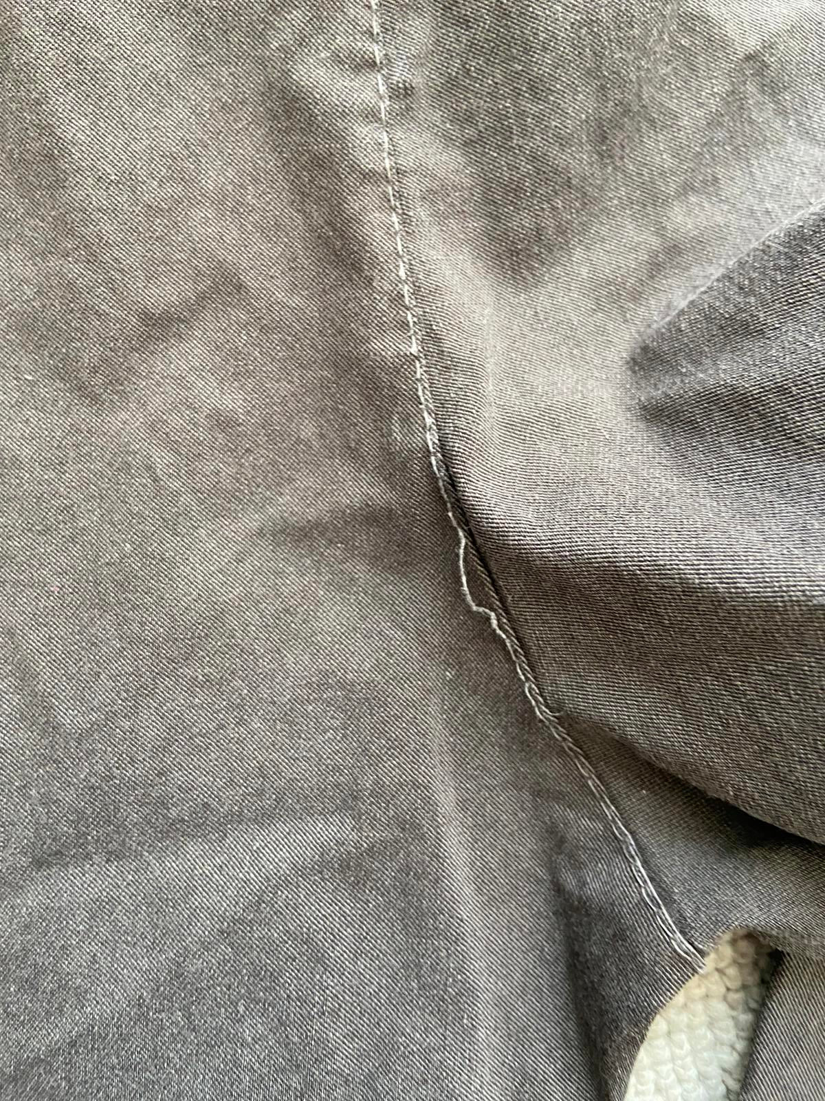 Unbranded Dark Grey/Brown Elasticated Trousers with Glittery Tie