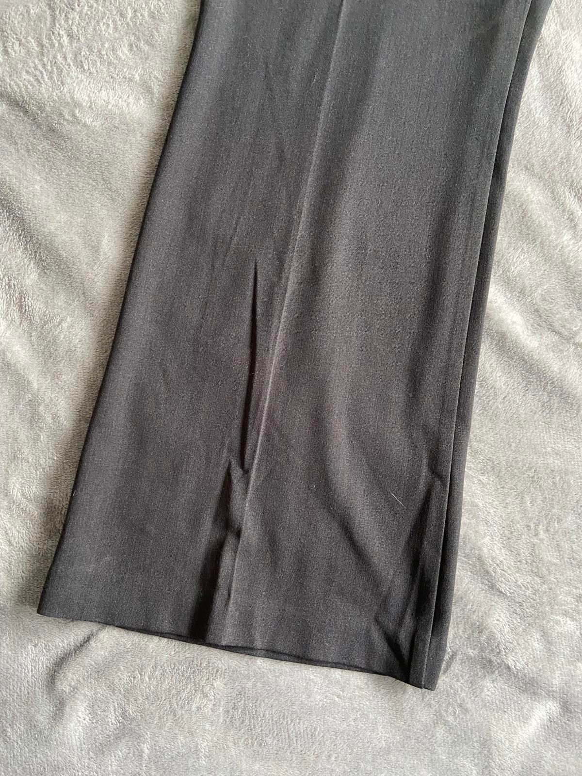 Size 20 Black Wide Leg Smart Trousers 29" Leg Faux Pocket Detail
