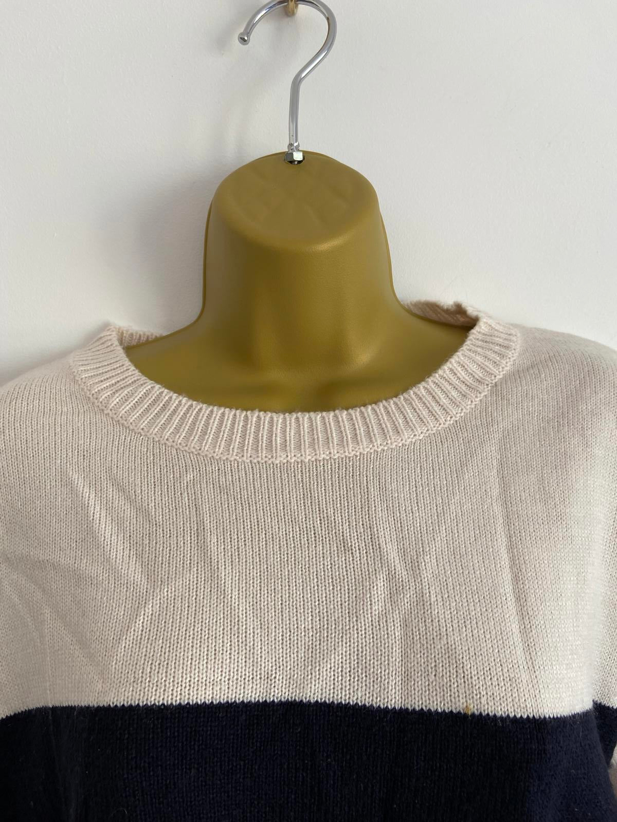 George Size Medium Colour-Block Sweater