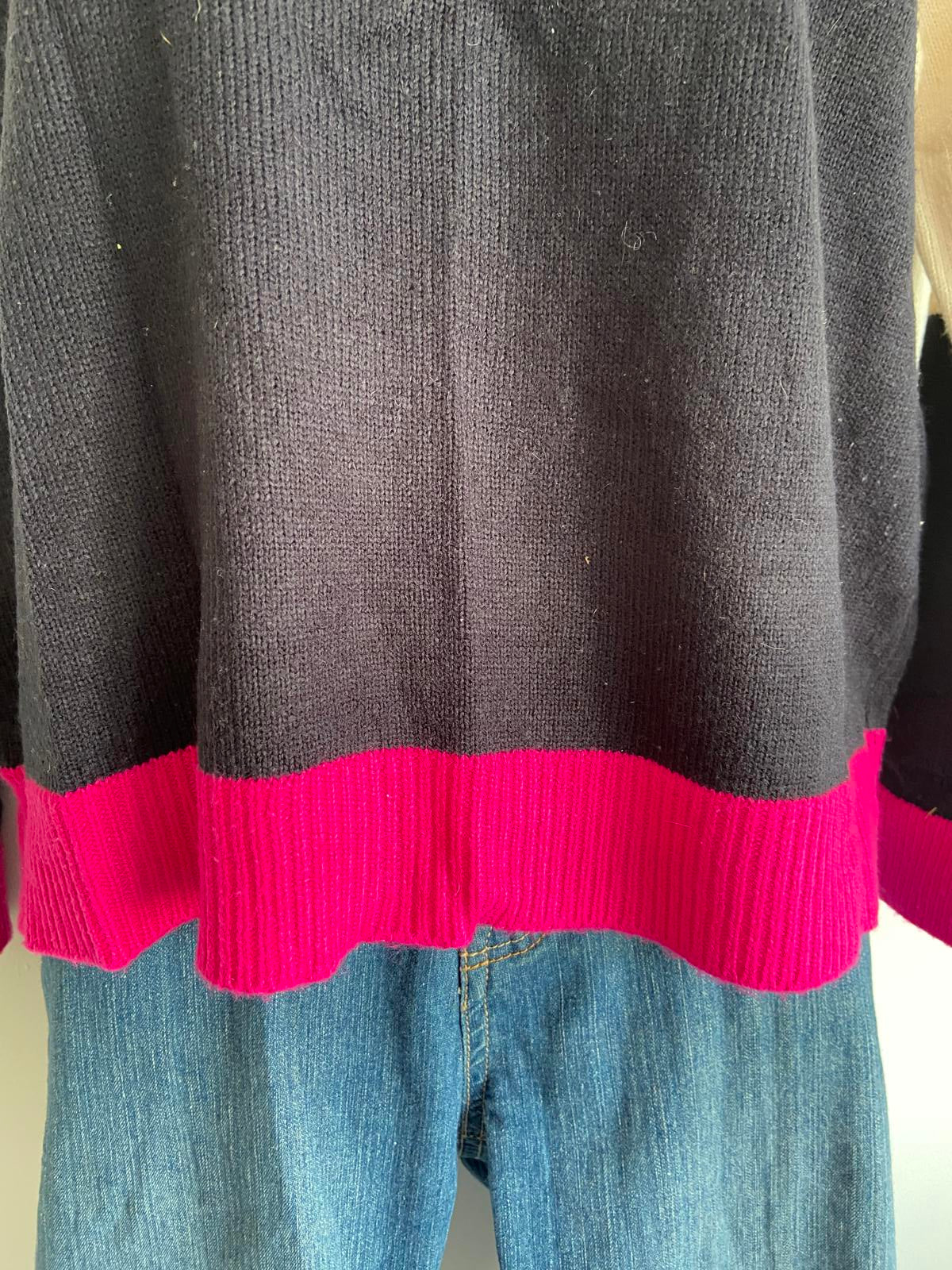 George Size Medium Colour-Block Sweater
