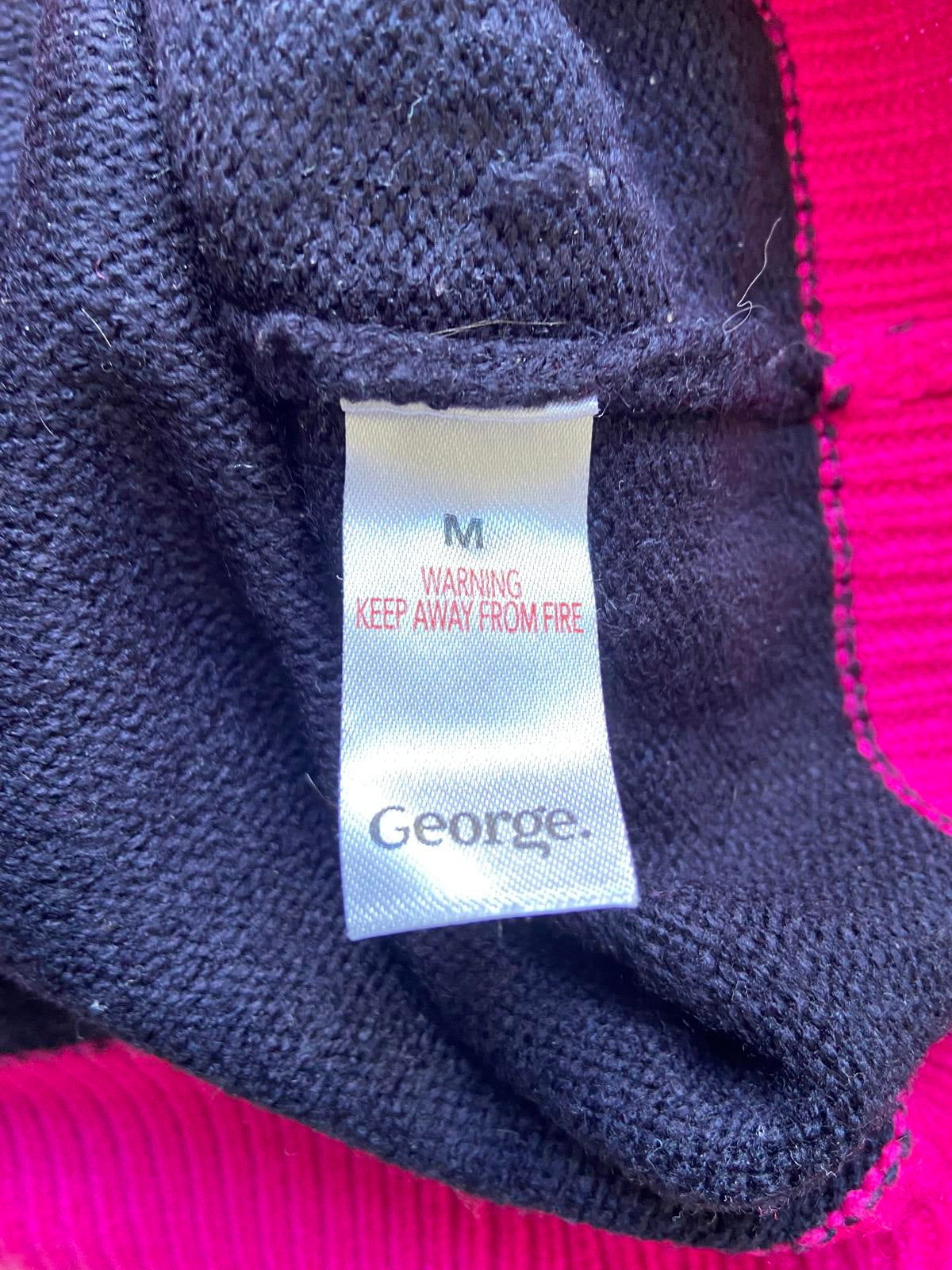 George Size Medium Colour-Block Sweater