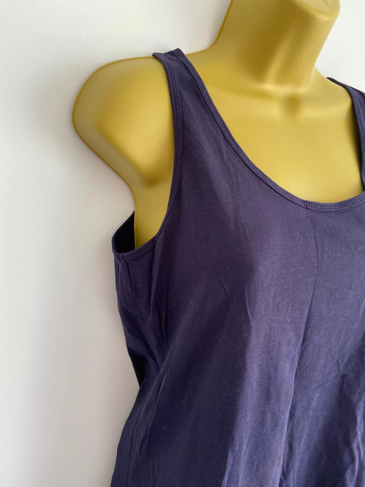 Primark Size L (14-16) Navy Sleeveless Top