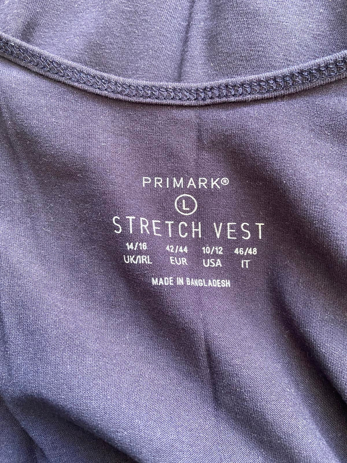 Primark Size L (14-16) Navy Sleeveless Top