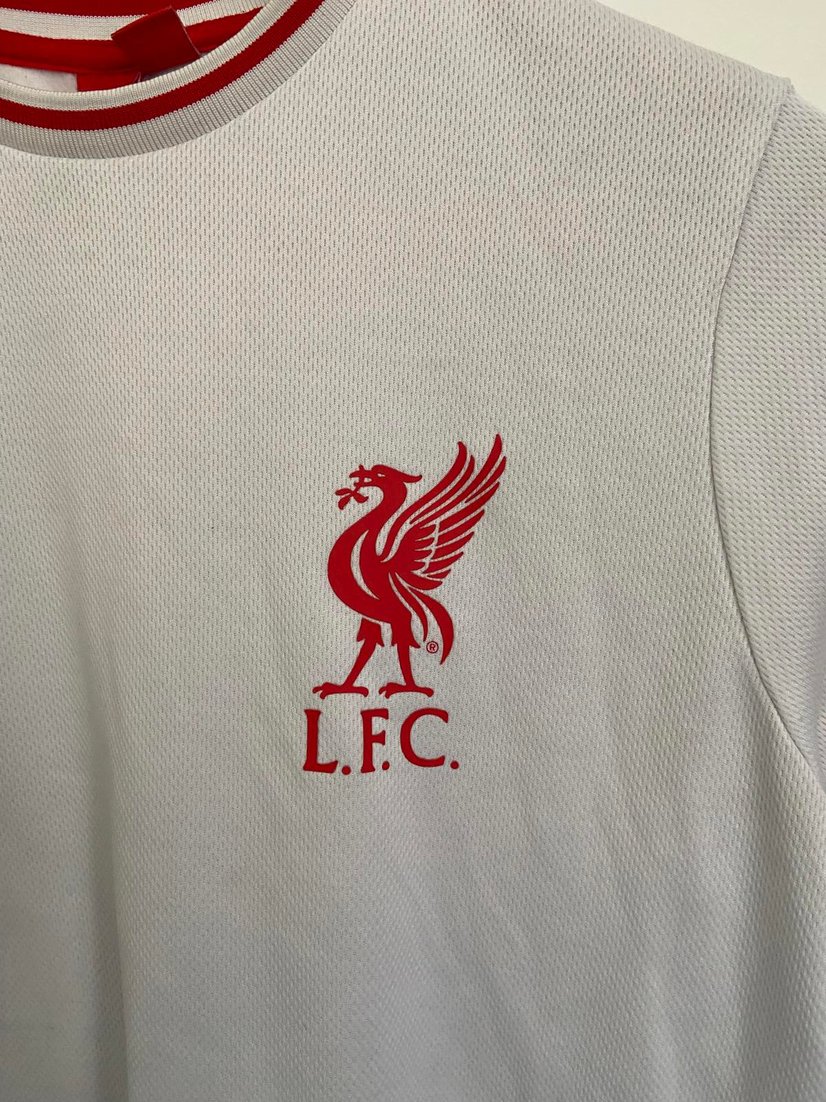 L.F.C. Primark Age 12-13 White Liverpool FC YNWA Football T-Shirt Logo Top