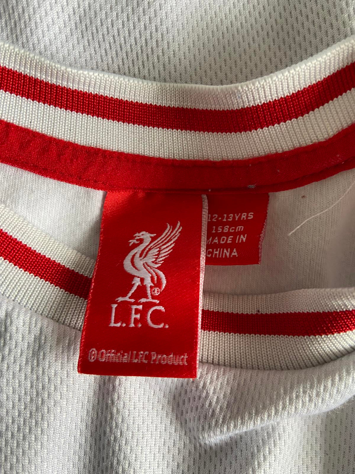 L.F.C. Primark Age 12-13 White Liverpool FC YNWA Football T-Shirt Logo Top