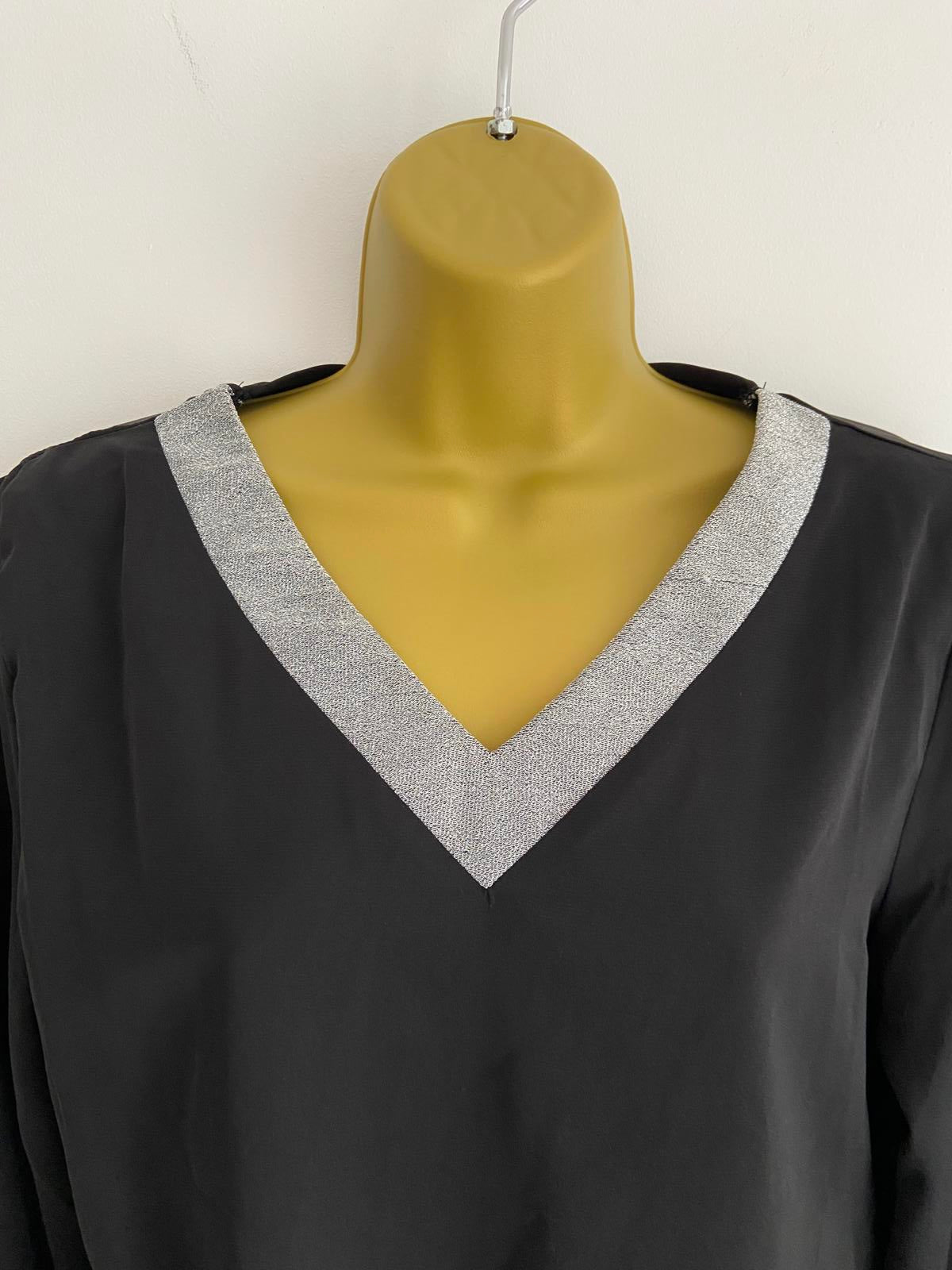 Unbranded Size Medium Black Dress with Open Sleeves