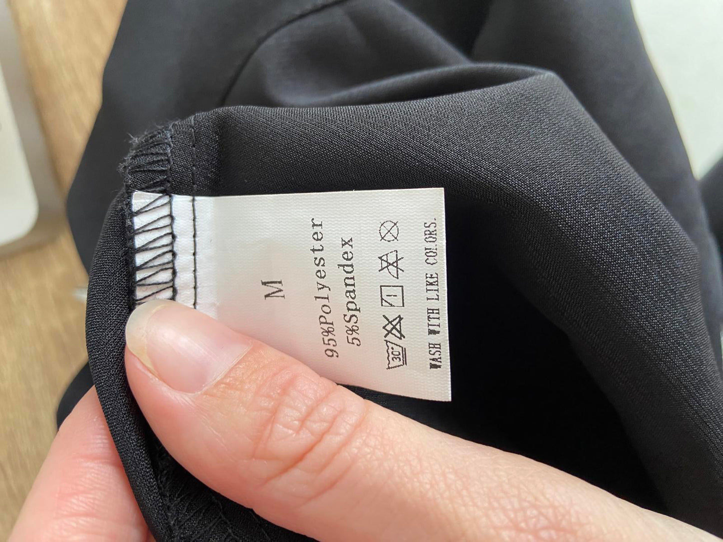 Unbranded Size Medium Black Dress with Open Sleeves