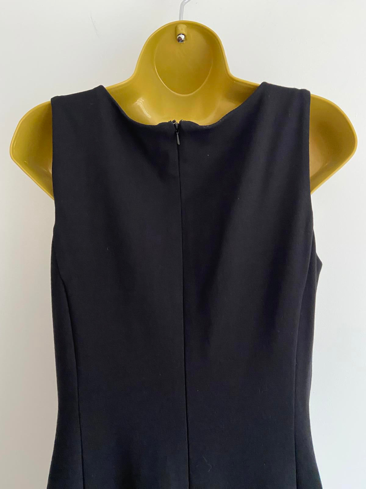 Wallis Size 12 Black & White Sleeveless Dress