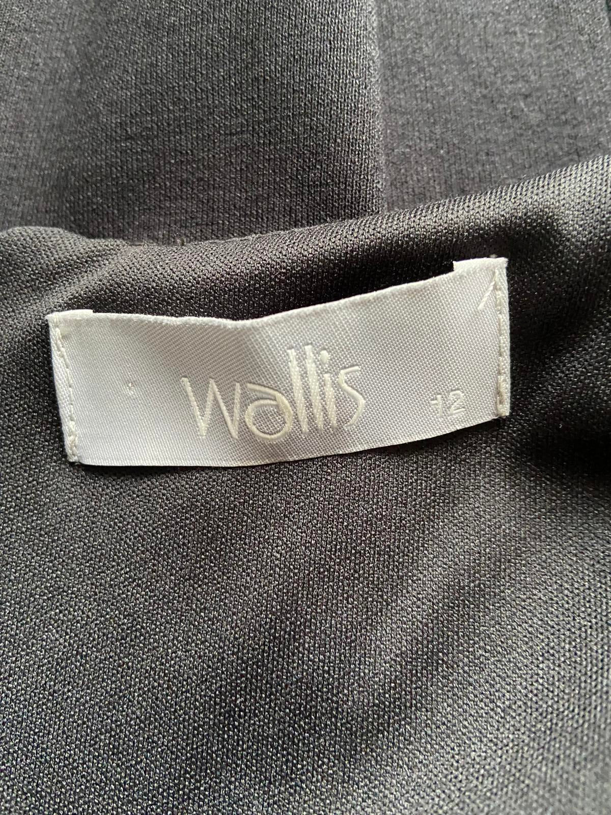Wallis Size 12 Black & White Sleeveless Dress