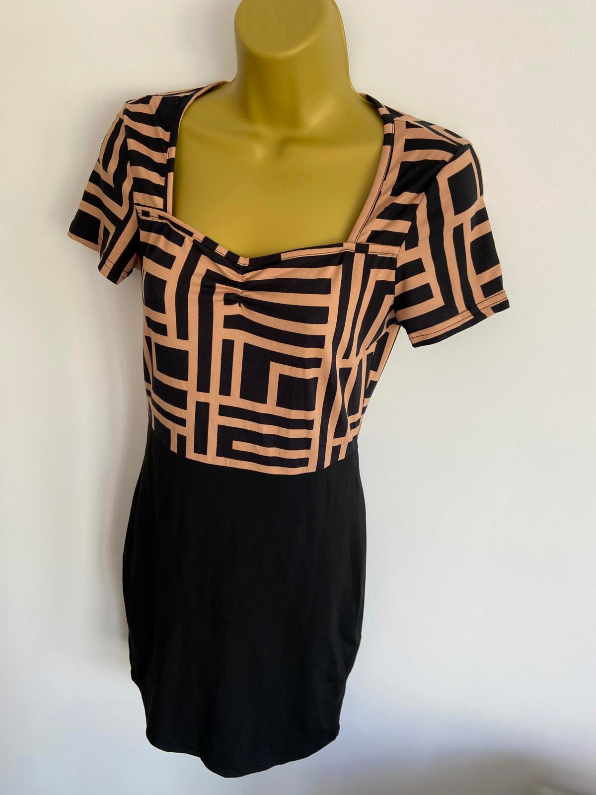 Unbranded Two-Tone Sleeveless Dress - Size Small