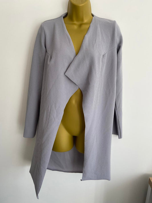 Boohoo Size S/M Grey/Lilac Lightweight Blazer