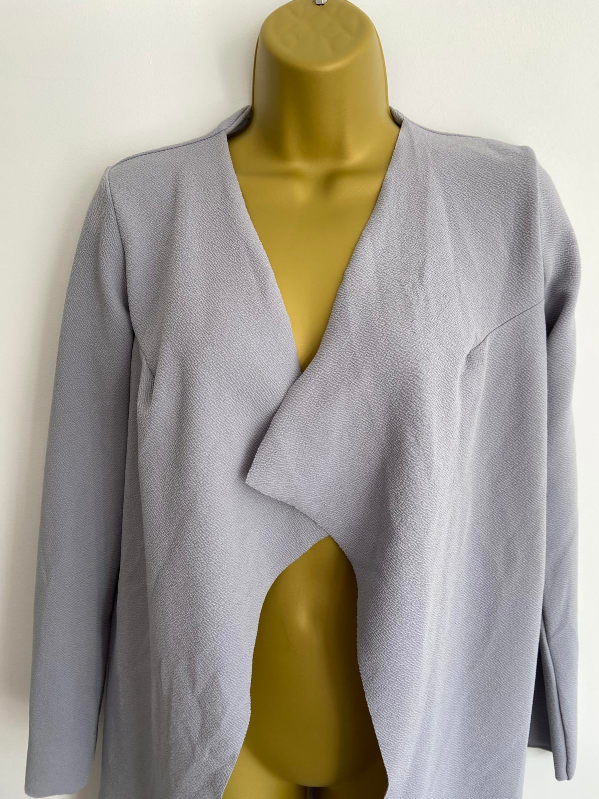Boohoo Size S/M Grey/Lilac Lightweight Blazer