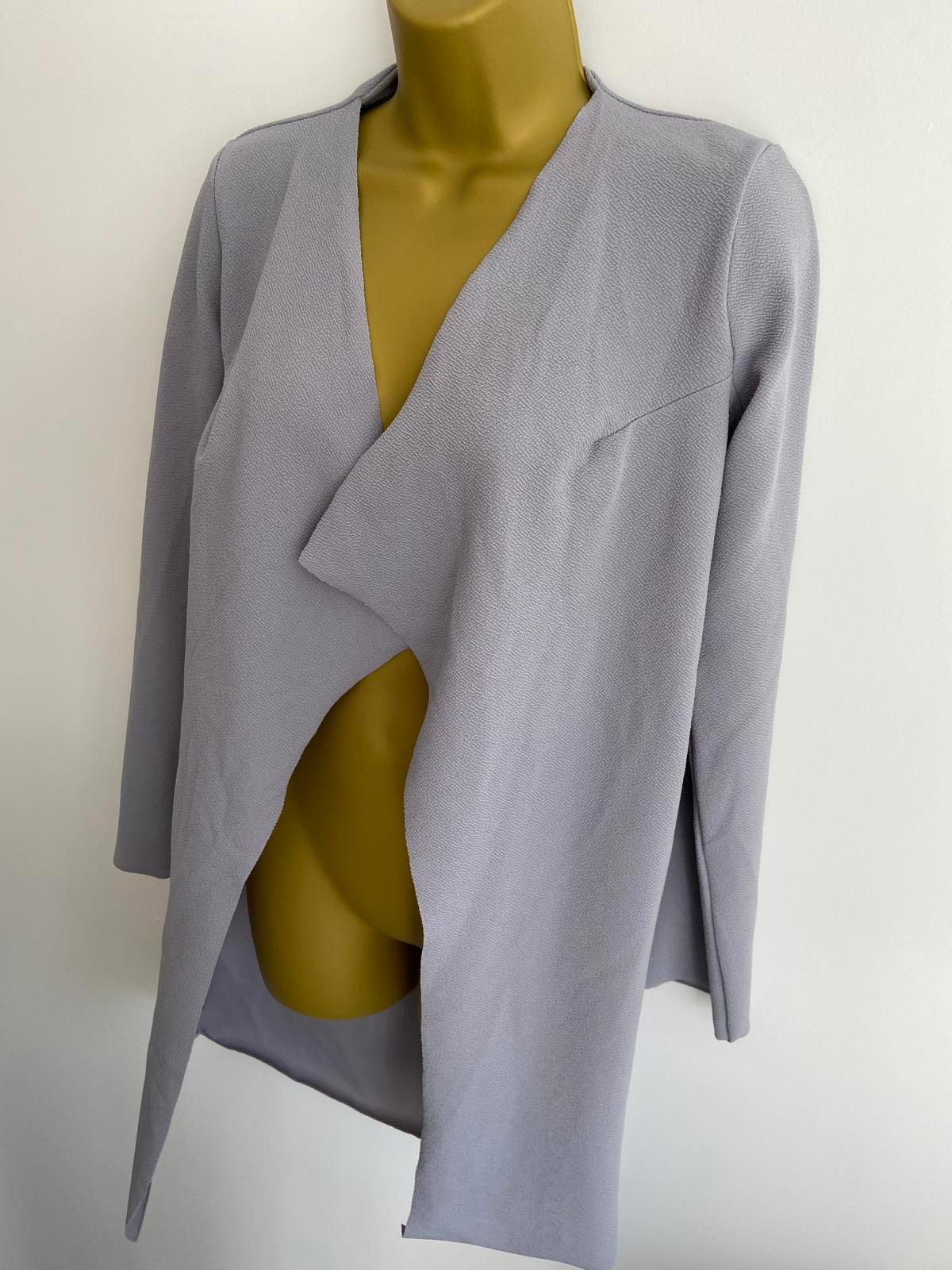 Boohoo Size S/M Grey/Lilac Lightweight Blazer