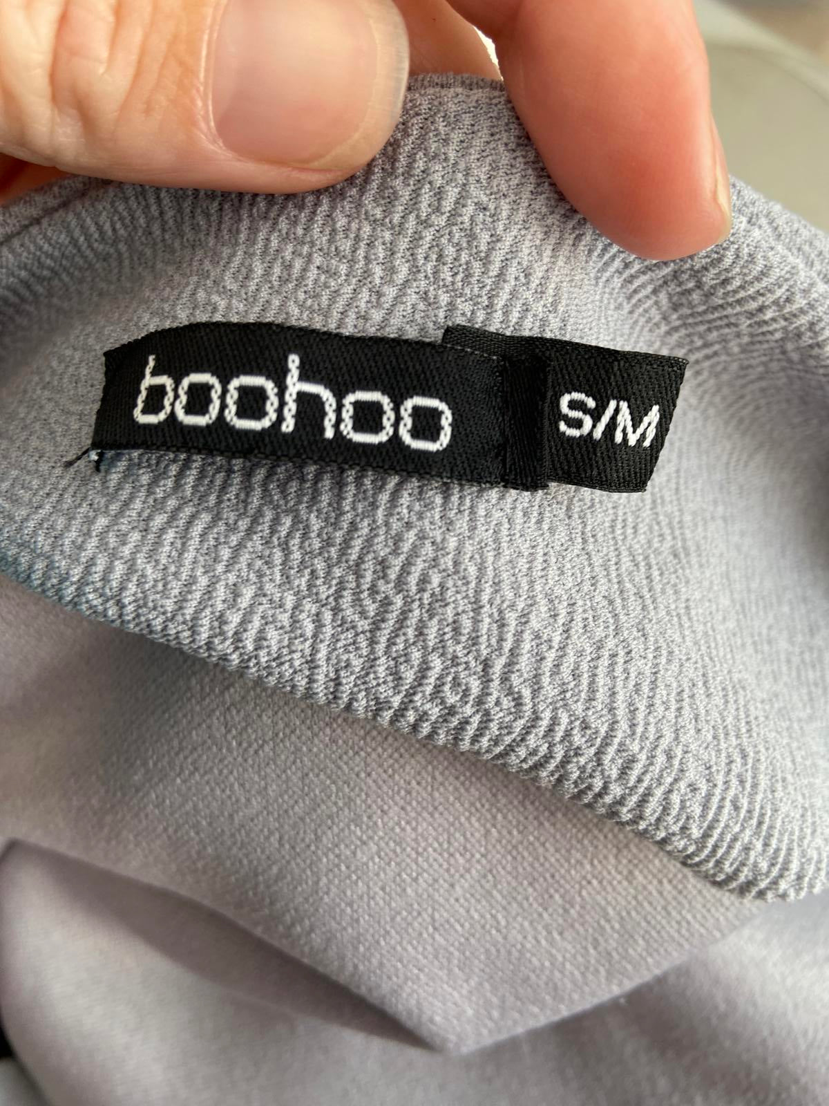 Boohoo Size S/M Grey/Lilac Lightweight Blazer