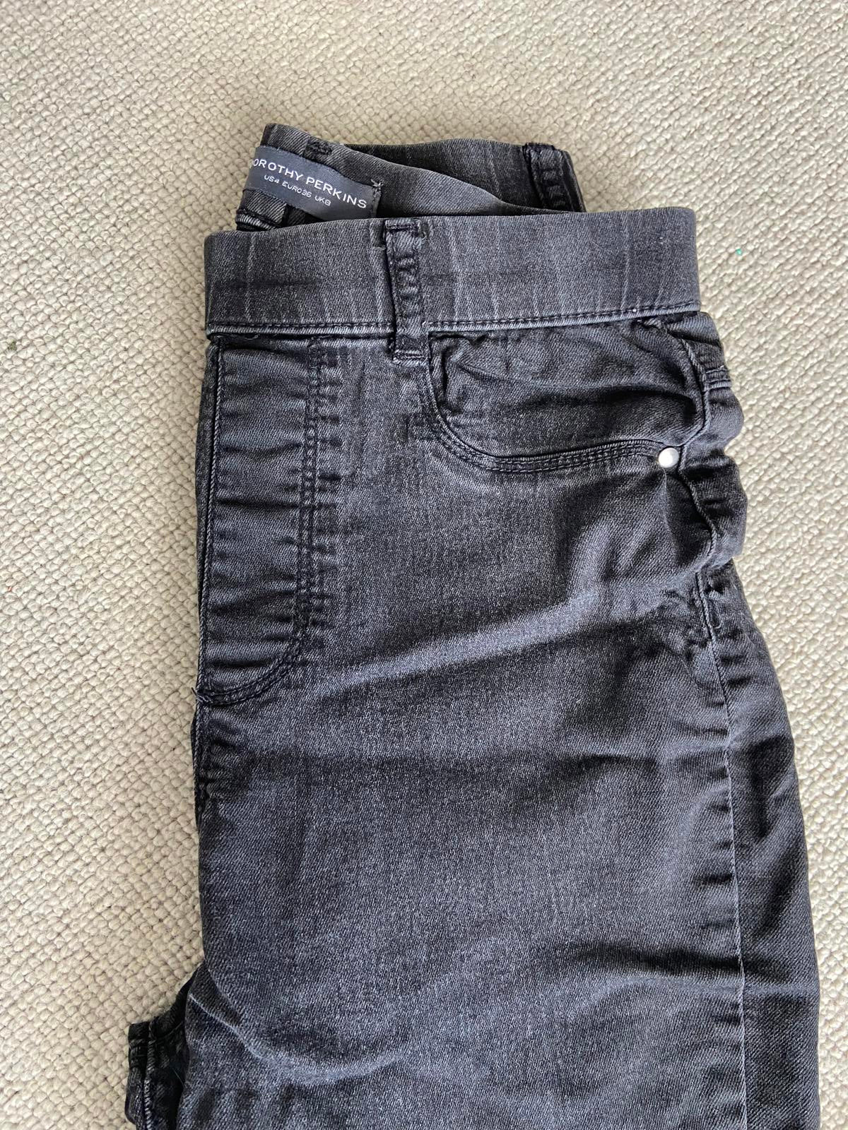 Dorothy Perkins Size 8 Black Jeggings
