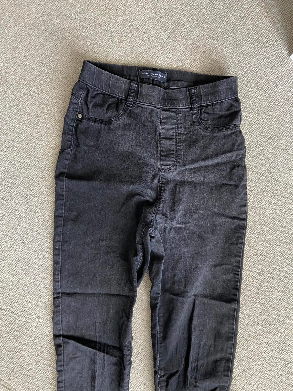 Dorothy Perkins Size 8 Black Jeggings