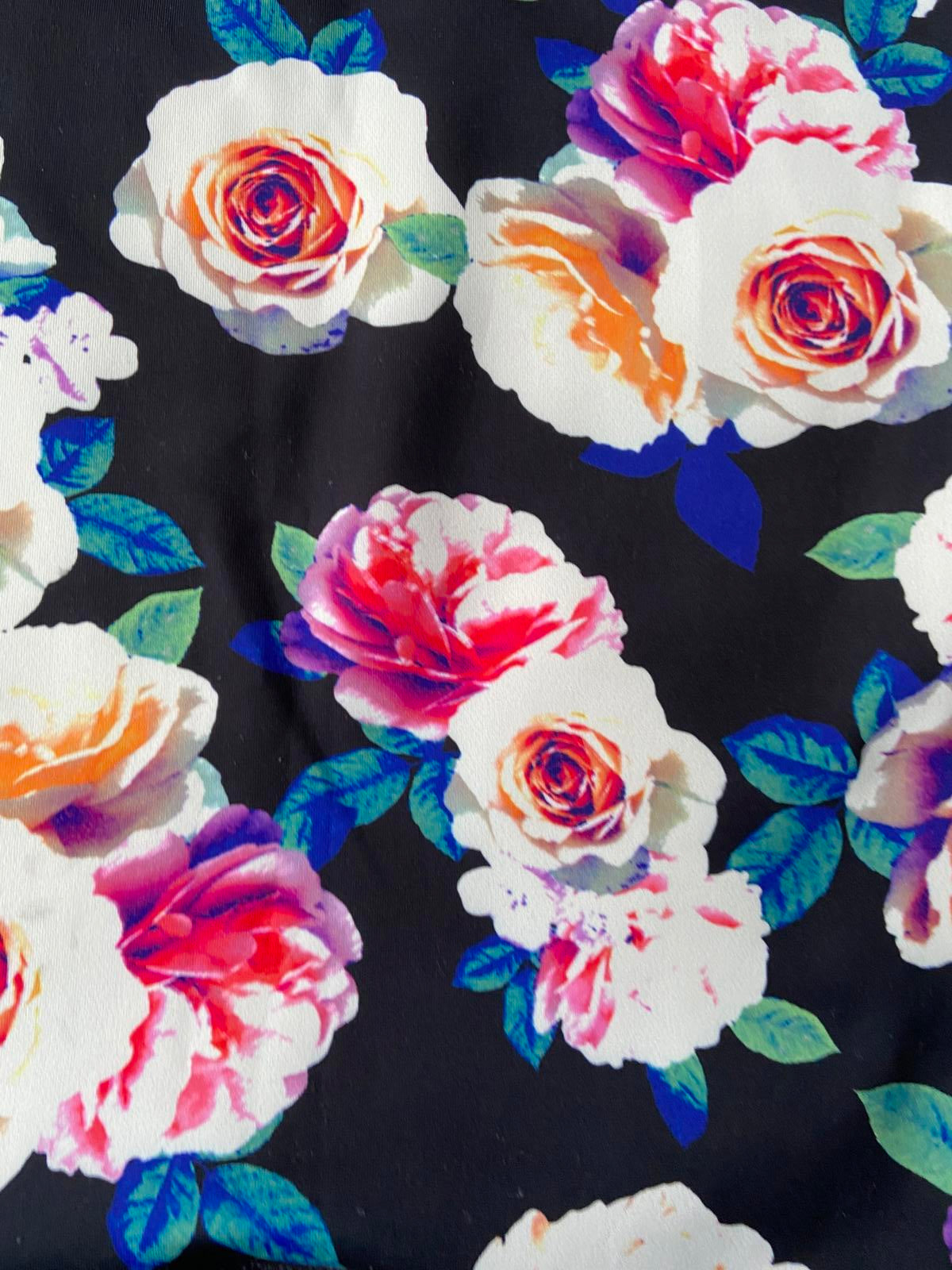 New Look Size 8 Floral Pencil Skirt