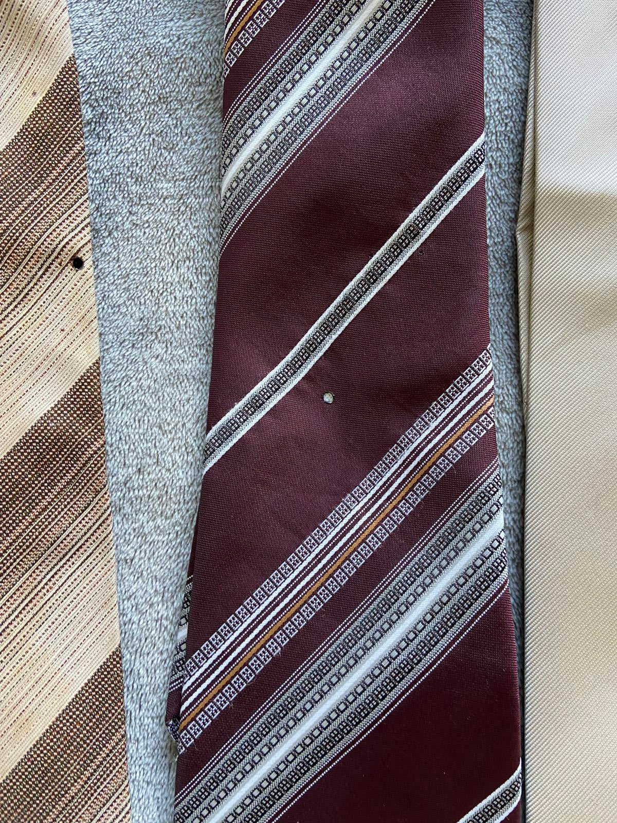6 Men’s Vintage Ties Bundle Next C&A Gianni Rivera Upcycling Repair Project