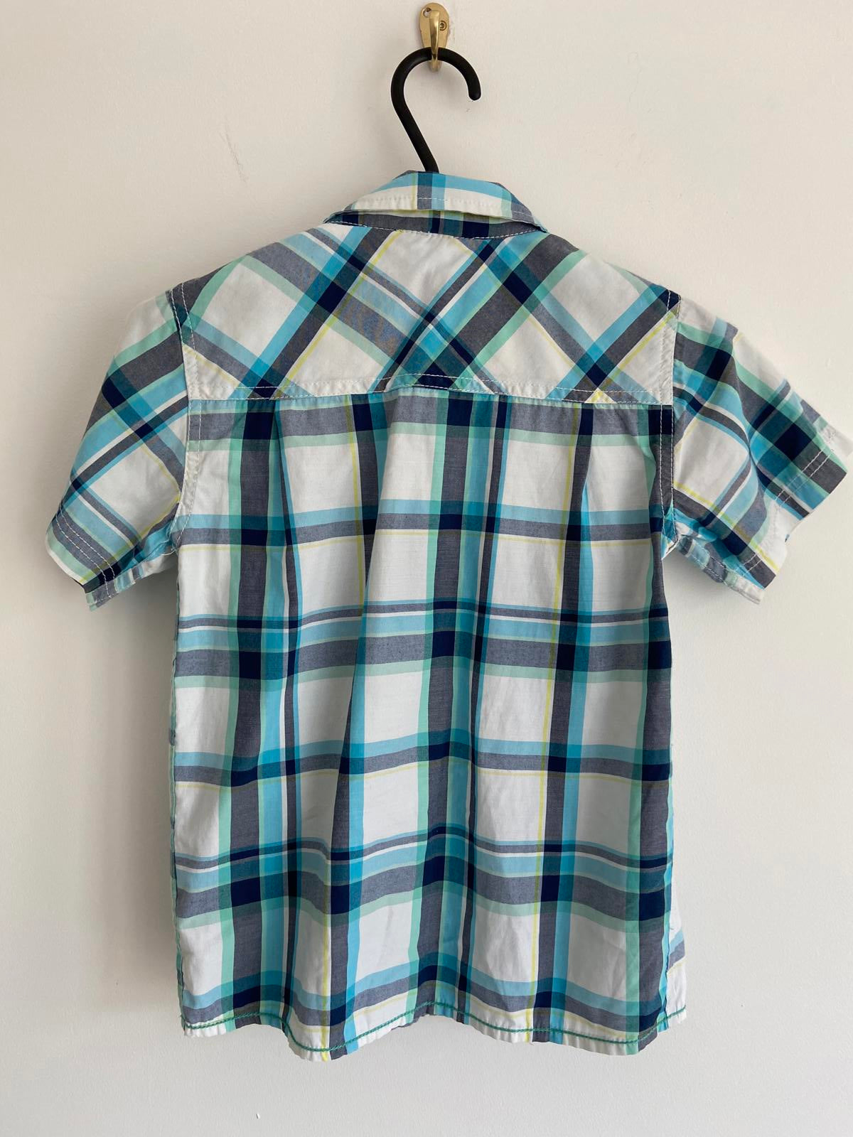 Boys' Tartan Lightweight Shirt, 9-10 Yrs
