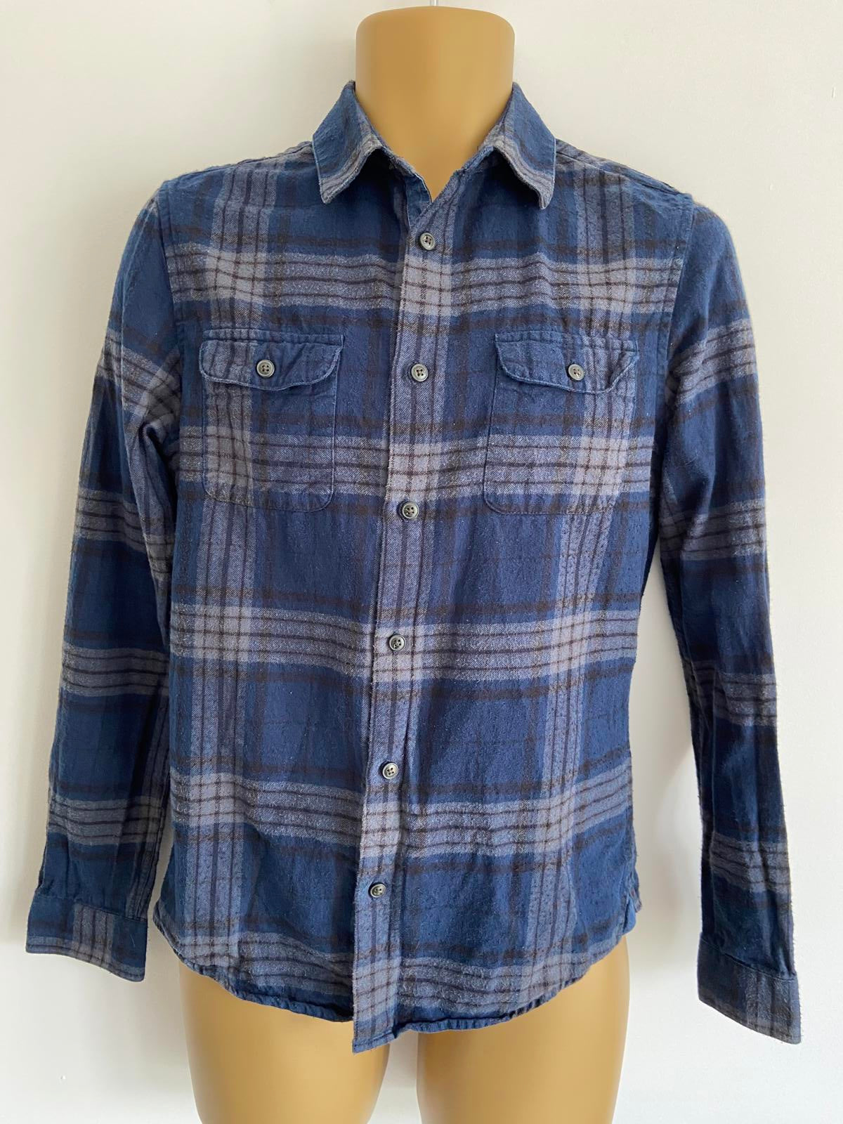 Burton Menswear London Men's Small Brushed Cotton Shirt