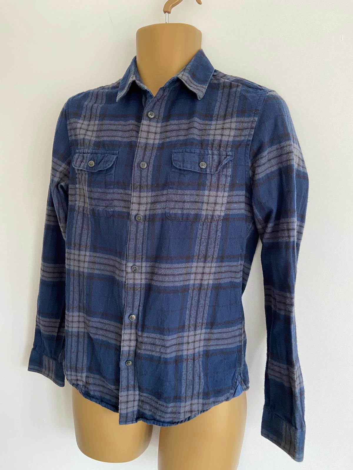 Burton Menswear London Men's Small Brushed Cotton Shirt