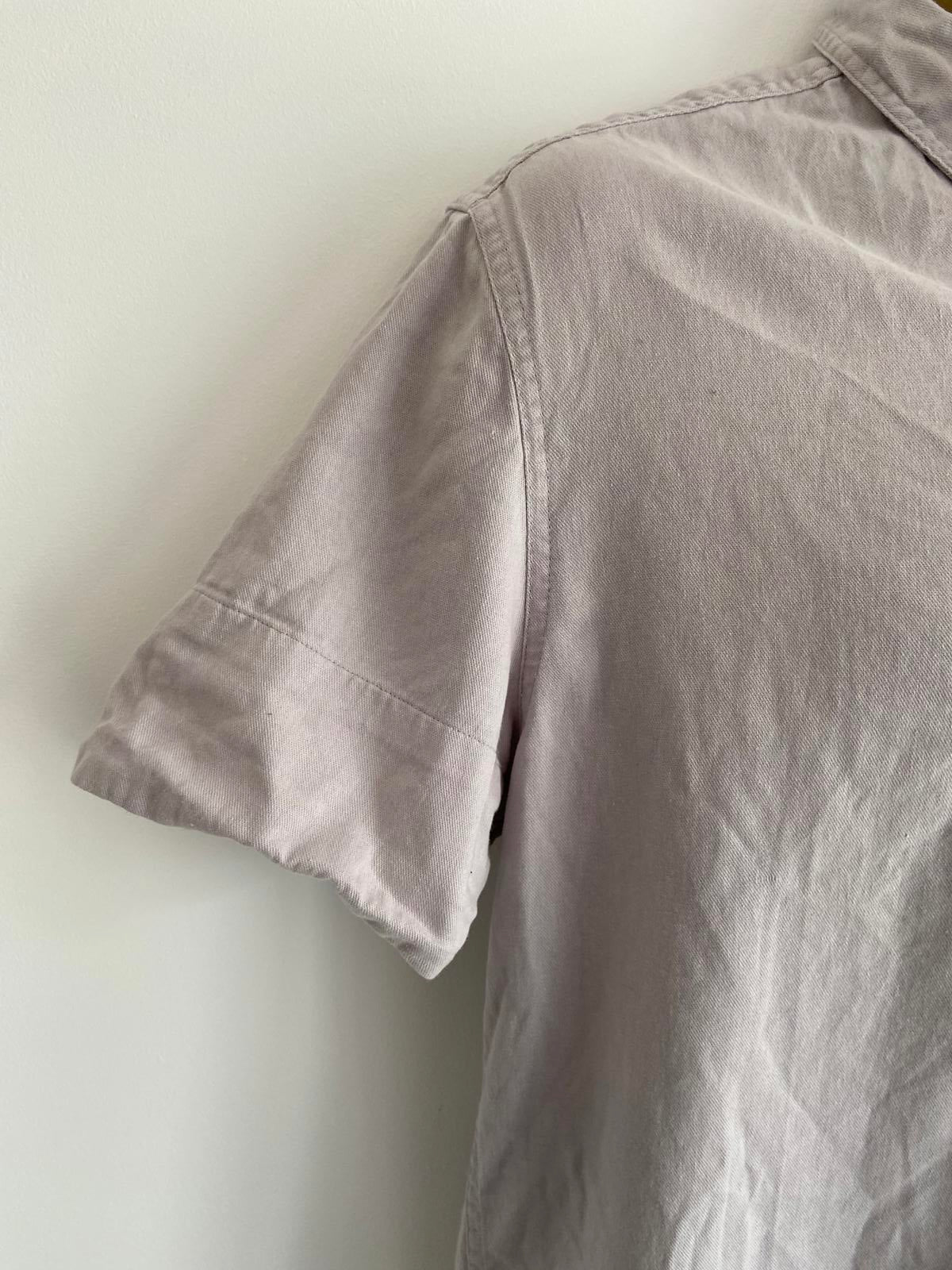 Topman Men's Medium Beige Classic Fit Shirt