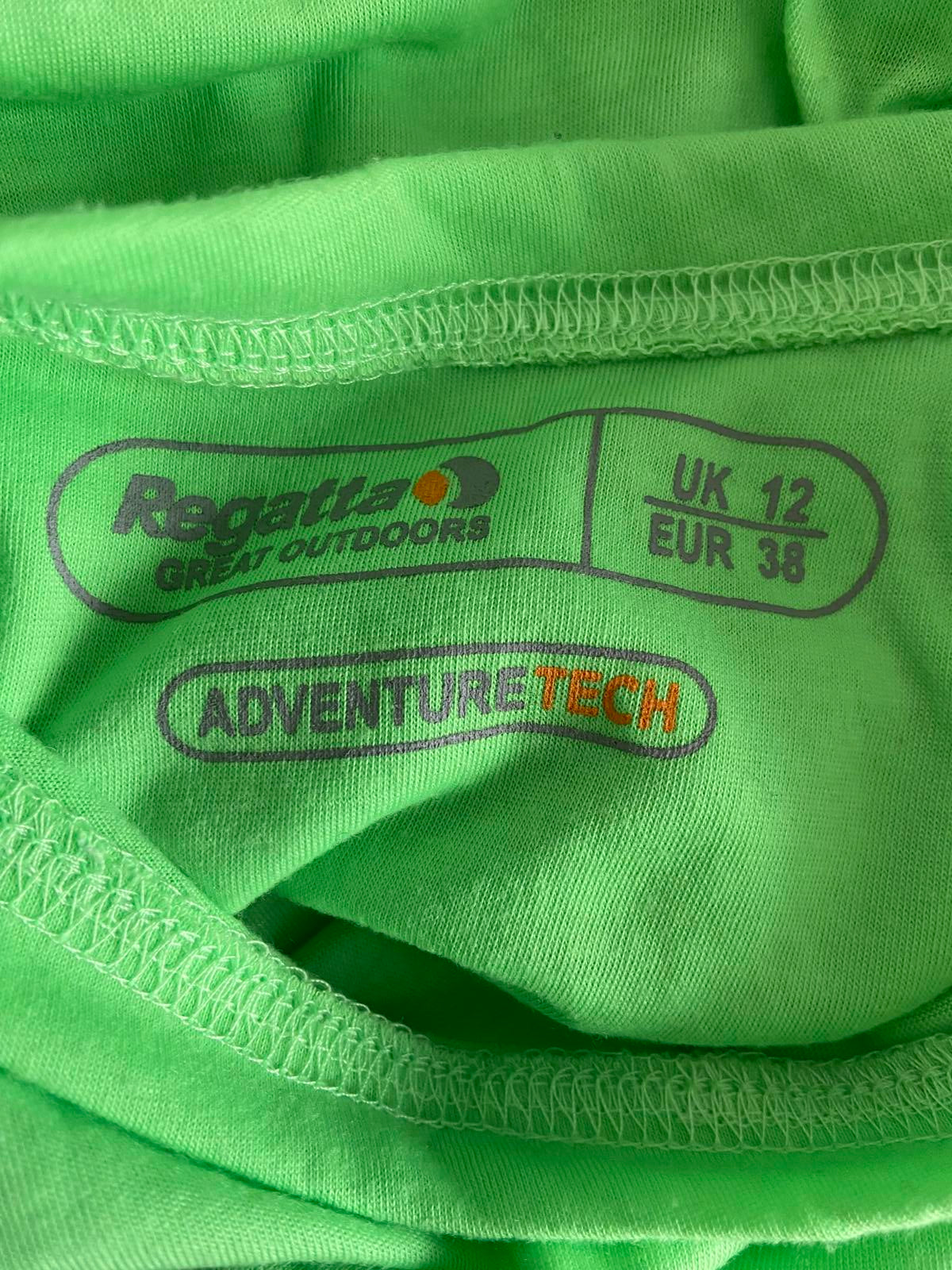 Regatta Ladies Lime Green Activewear T-shirt