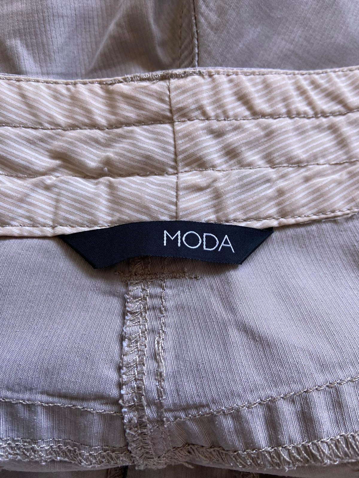 George Size 14 Beige Cropped 3/4 Length Combat Style Trousers 53cm Leg