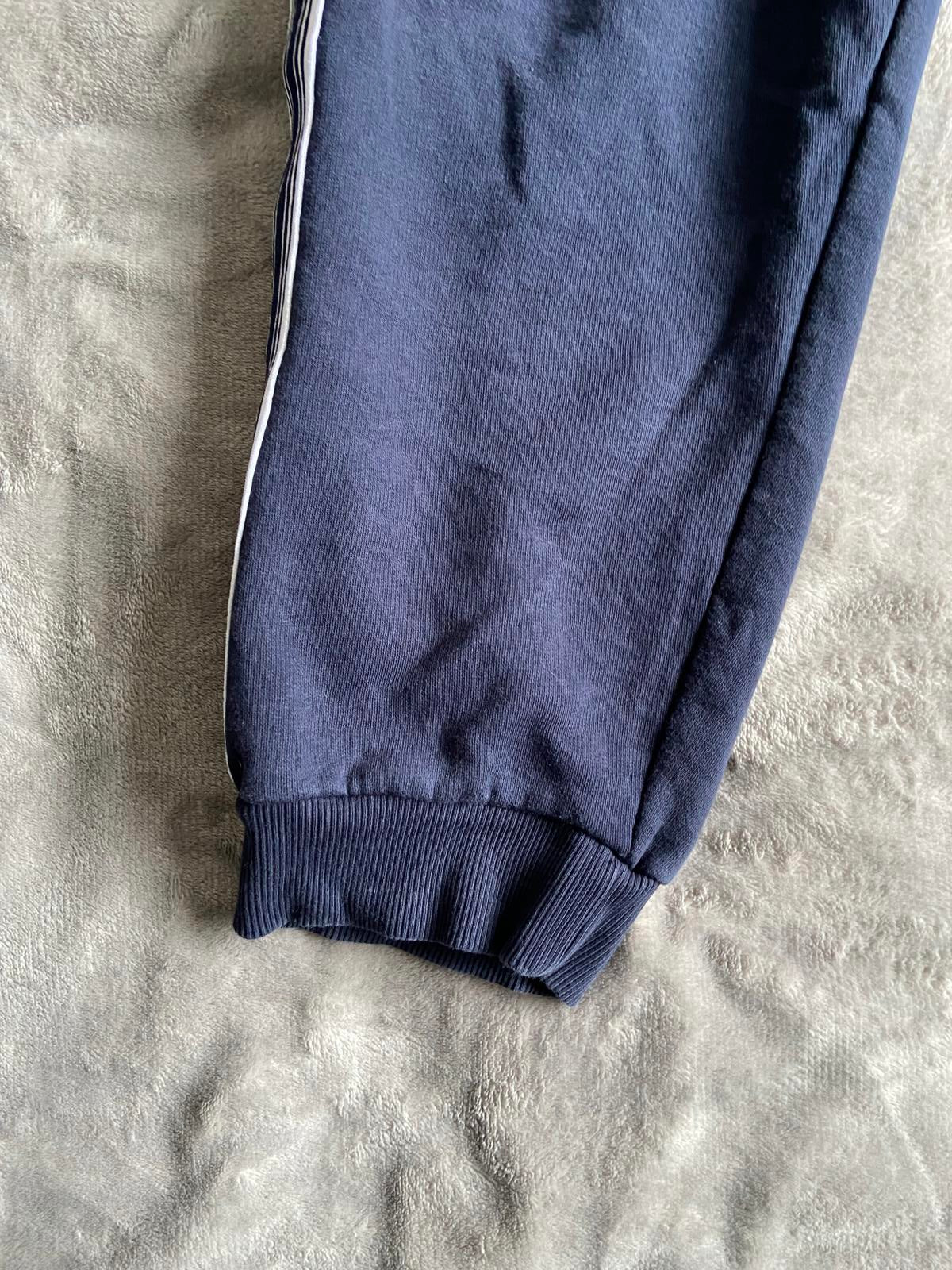 F&F Men's Size 2XL Navy Blue Joggers Stripe Detail Cotton Blend 73cm Leg