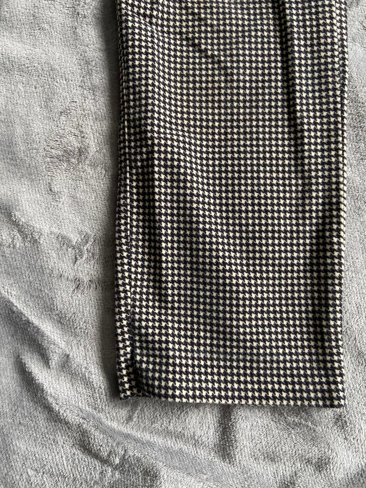 Michele Size 12 Brown & Black Houndstooth Pattern Smart Trousers