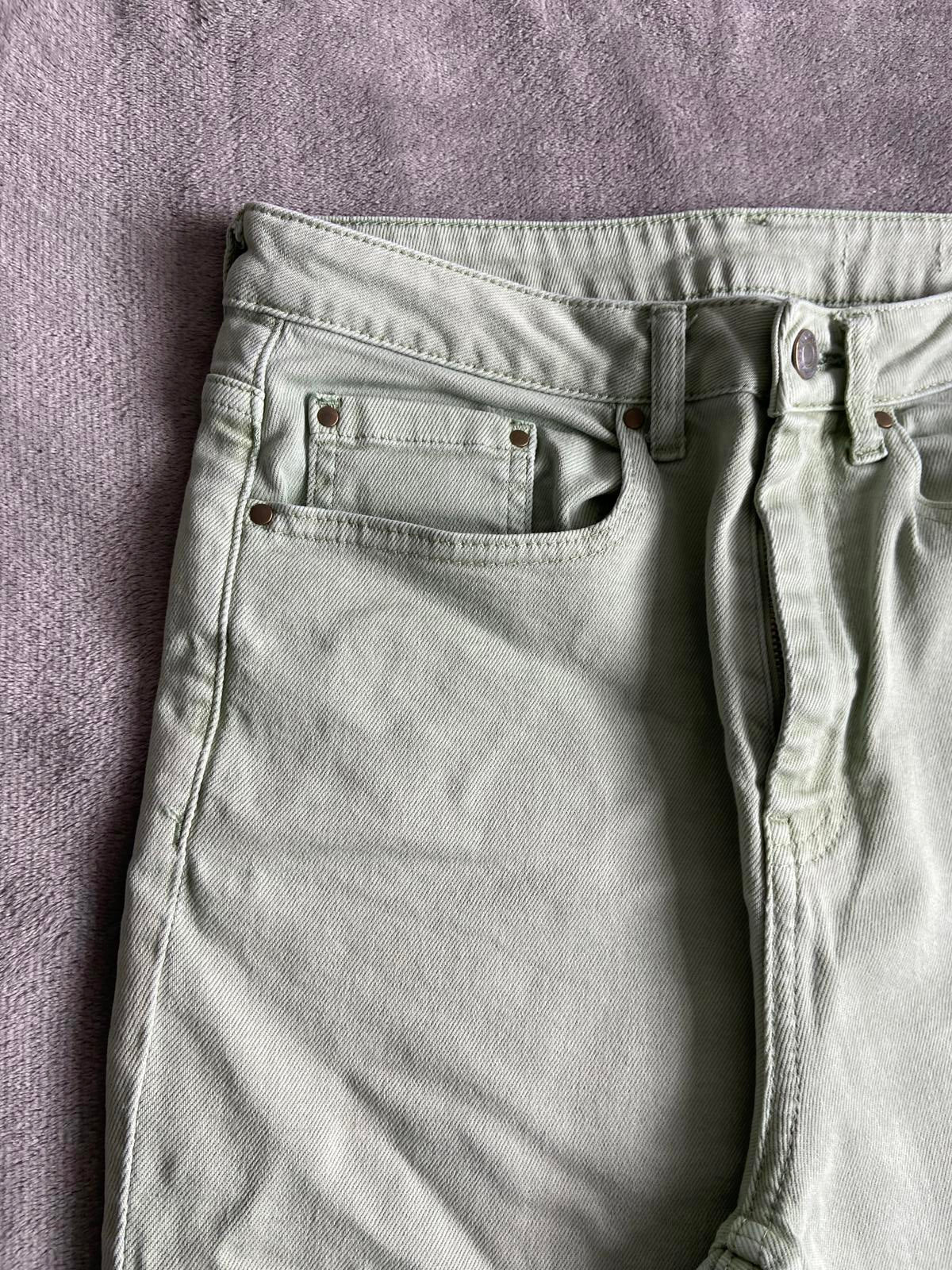 Anyday John Lewis Size 10 Mint Green Cotton Rich Straight Leg Jeans