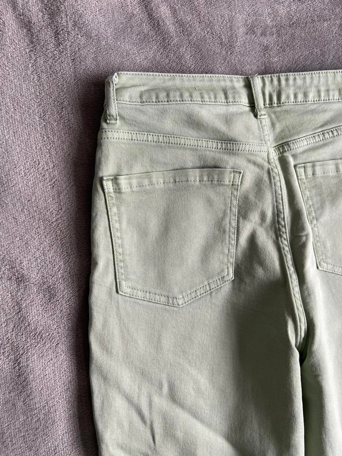 Anyday John Lewis Size 10 Mint Green Cotton Rich Straight Leg Jeans