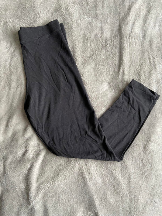 TU Size 12 Short Black Cotton Blend Elasticated Waist Leggings