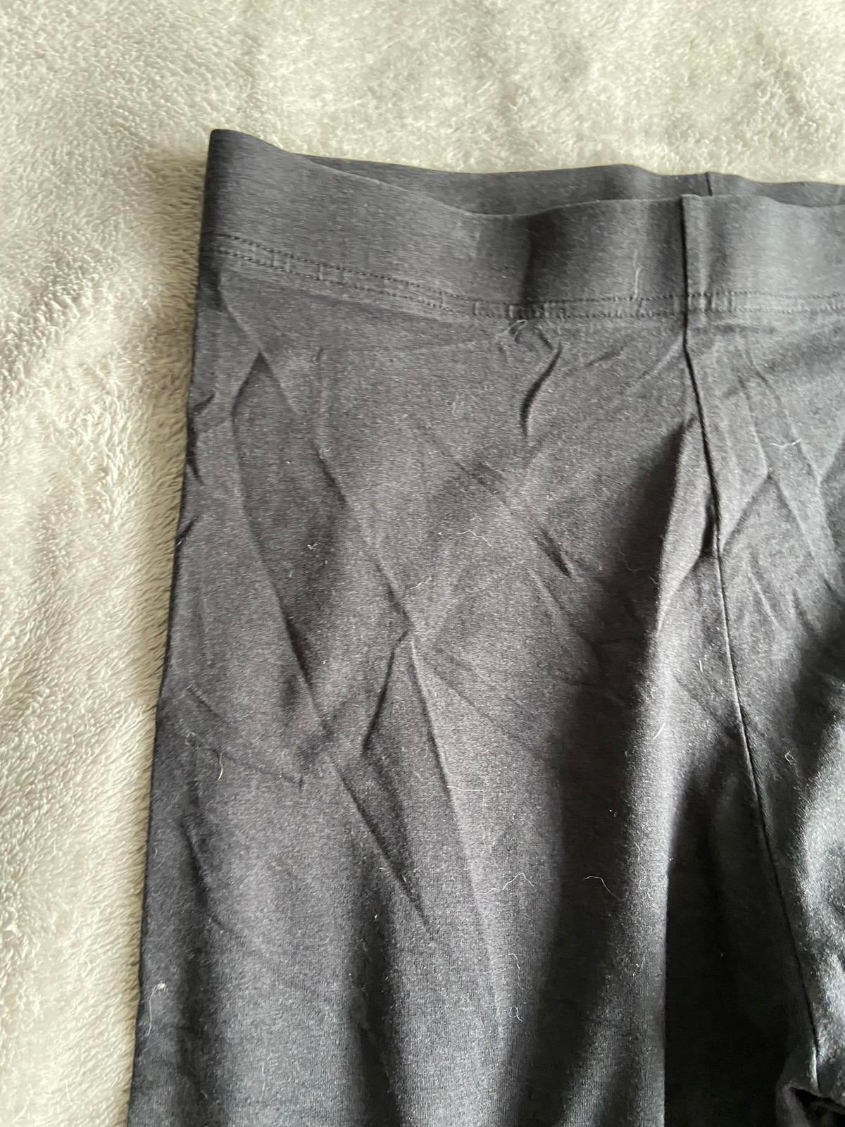 TU Size 12 Short Black Cotton Blend Elasticated Waist Leggings