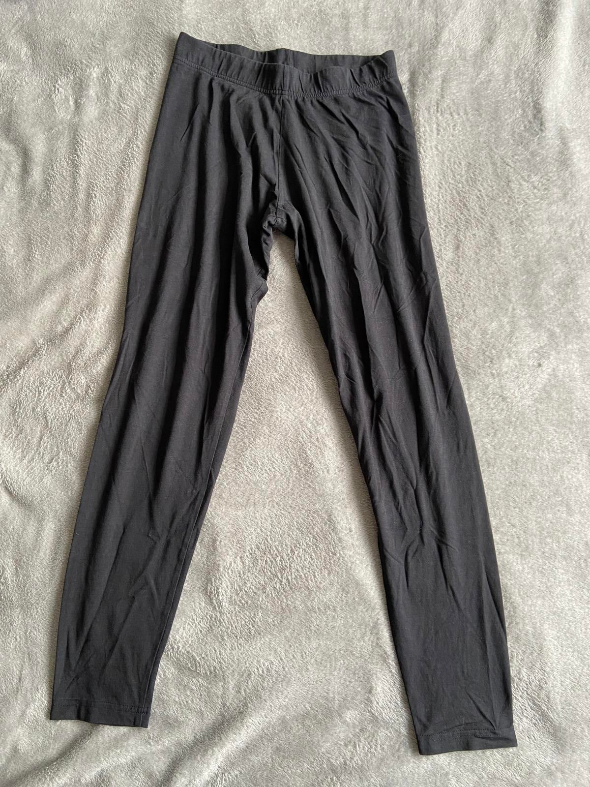 TU Size 14 Black Cotton Blend Elasticated Waist Leggings
