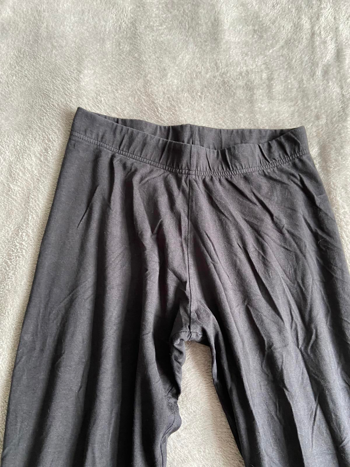 TU Size 14 Black Cotton Blend Elasticated Waist Leggings