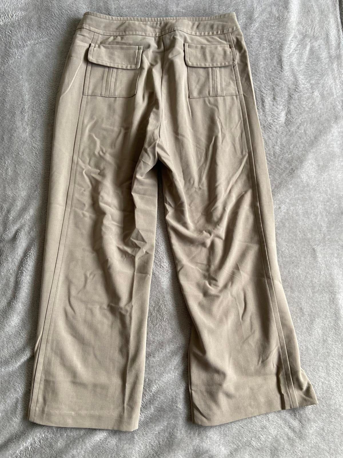 Kaleidoscope Size 12 Sage Green Tailored Cropped Trousers