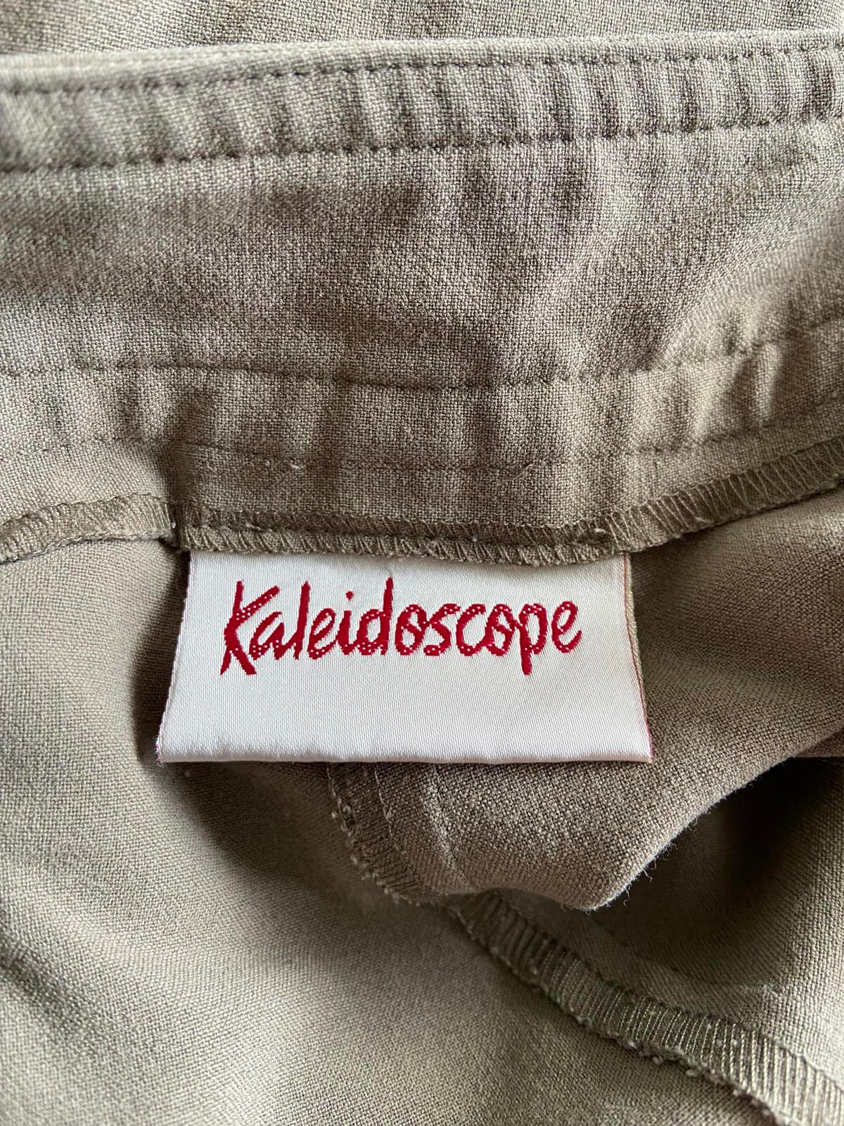 Kaleidoscope Size 12 Sage Green Tailored Cropped Trousers