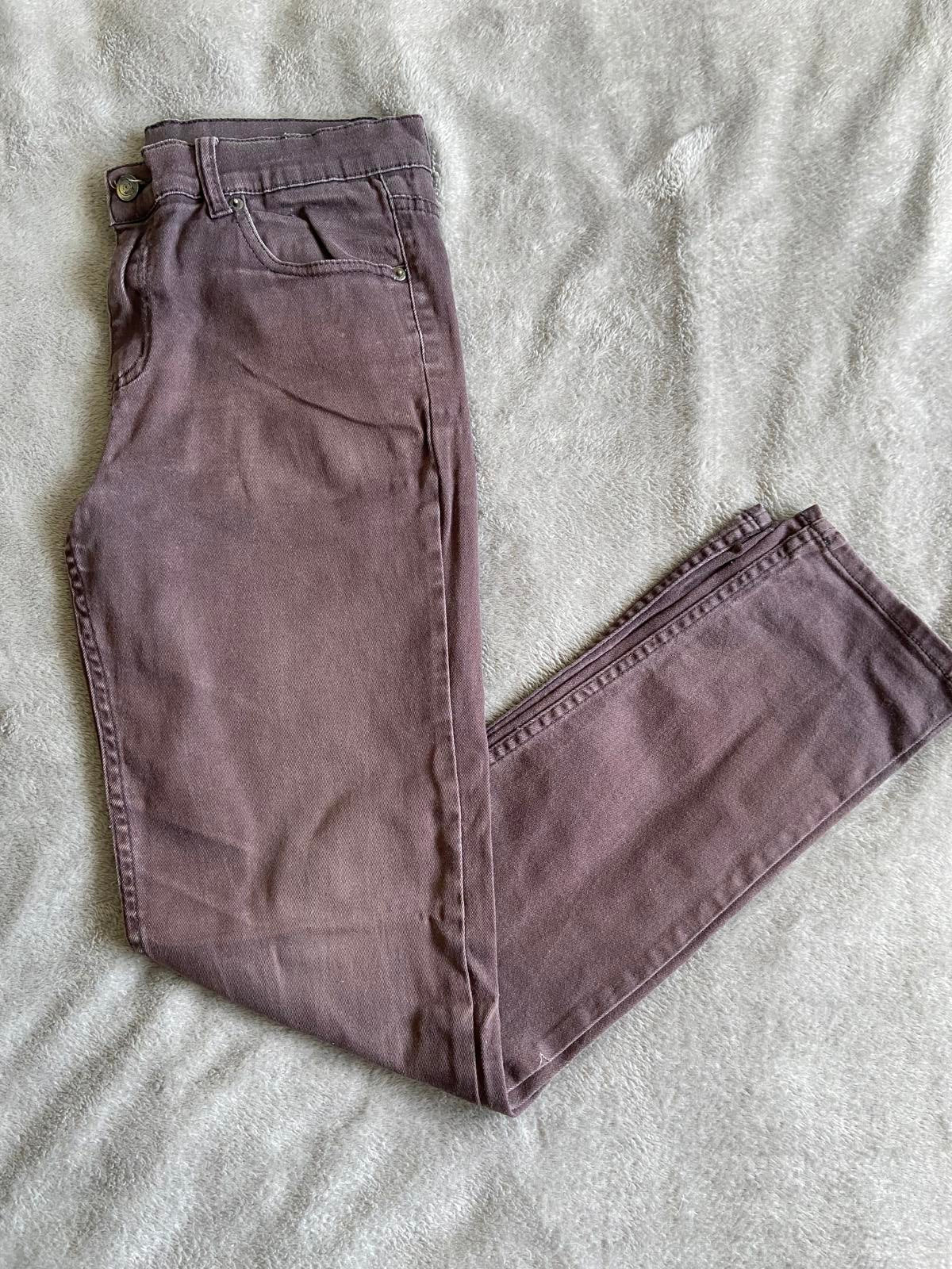 Tight Plum Grey Straight Leg Jeans Size 34 x 32