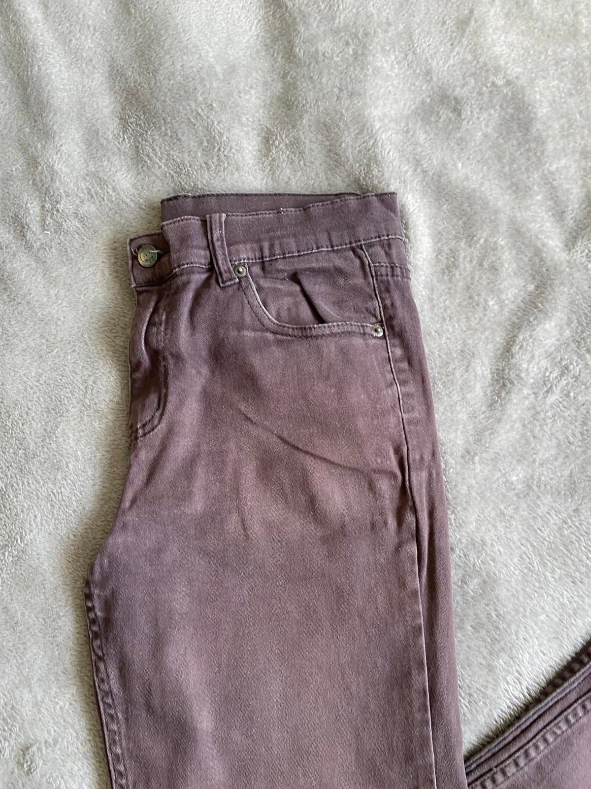 Tight Plum Grey Straight Leg Jeans Size 34 x 32